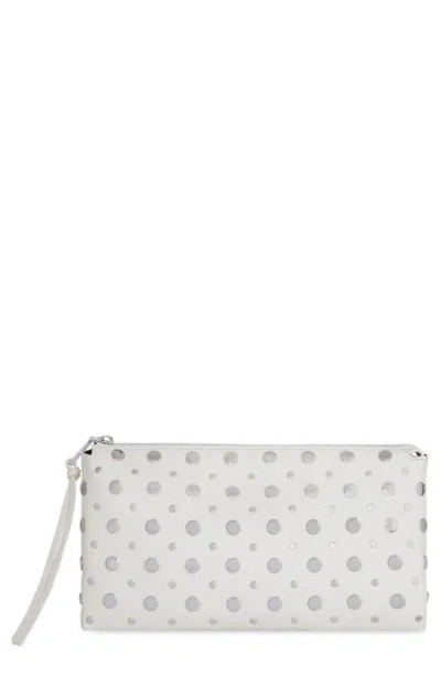 Rebecca Minkoff Ayla Stud Faux Leather Clutch