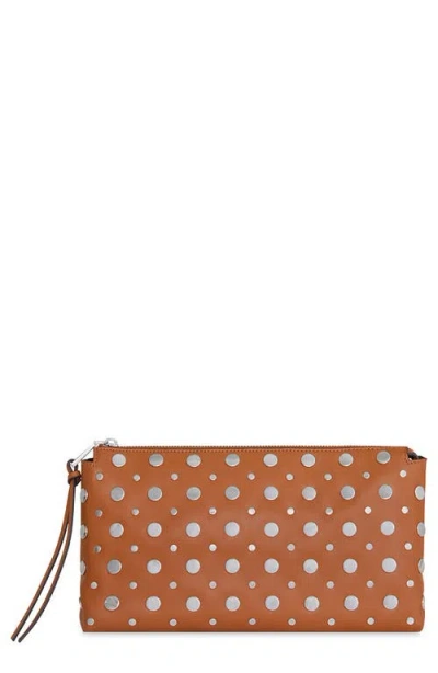 Rebecca Minkoff Ayla Stud Faux Leather Clutch