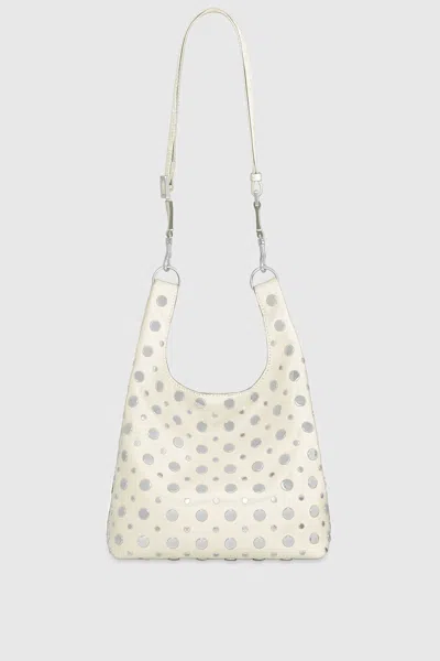 Rebecca Minkoff Ayla Studded Shopper Bag In Porcelain