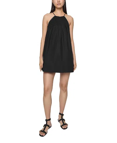 REBECCA MINKOFF BETH SMOCKED MINI DRESS