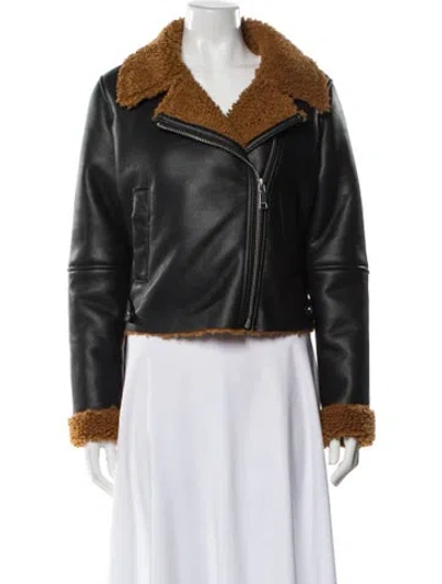 Pre-owned Rebecca Minkoff Biker Jacket In Black