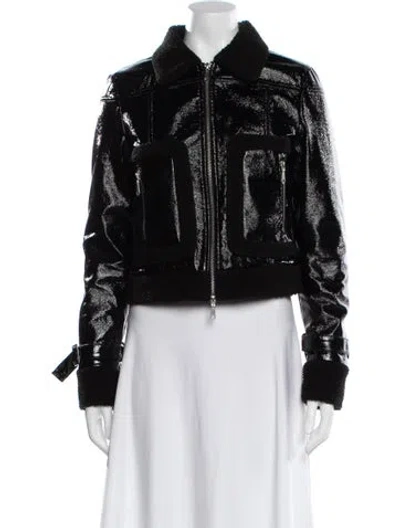 Pre-owned Rebecca Minkoff Biker Jacket In Black