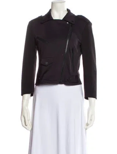 Pre-owned Rebecca Minkoff Biker Jacket In Black