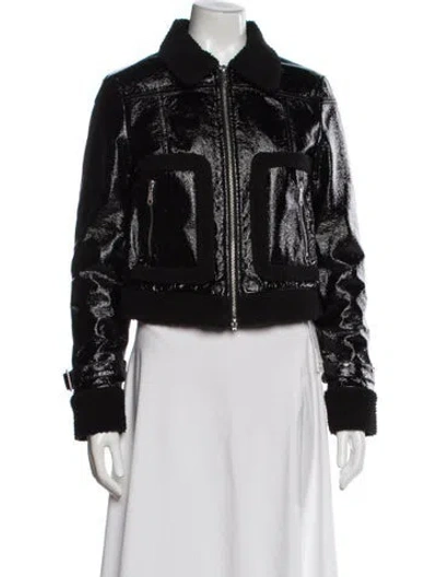 Pre-owned Rebecca Minkoff Biker Jacket In Black