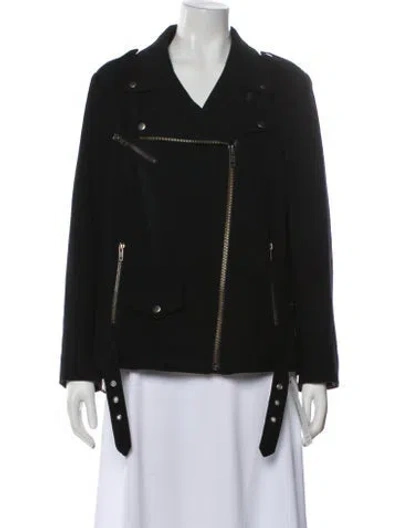 Pre-owned Rebecca Minkoff Biker Jacket In Black