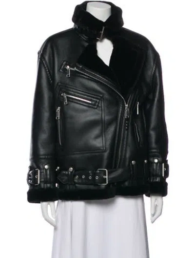 Pre-owned Rebecca Minkoff Biker Jacket W/ Tags In Green