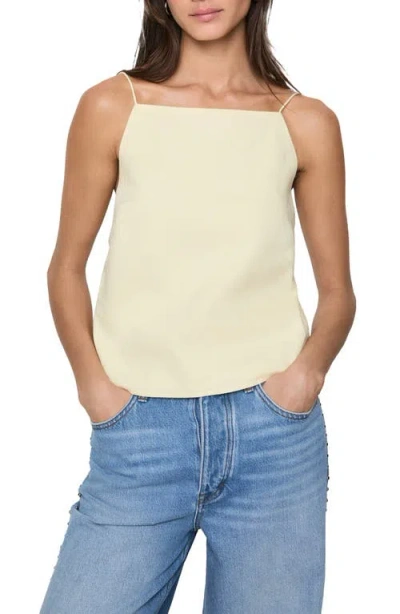 Rebecca Minkoff Blair Tie Back Linen Blend Camisole