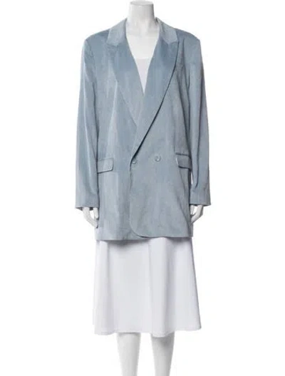 Pre-owned Rebecca Minkoff Blazer In Blue