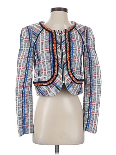 Pre-owned Rebecca Minkoff Blazer Jacket In Blue