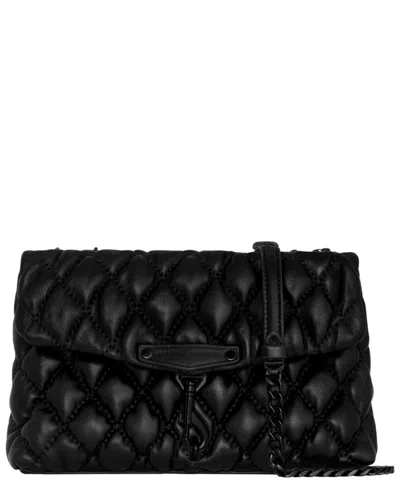 Rebecca Minkoff Bliss Leather Crossbody In Black