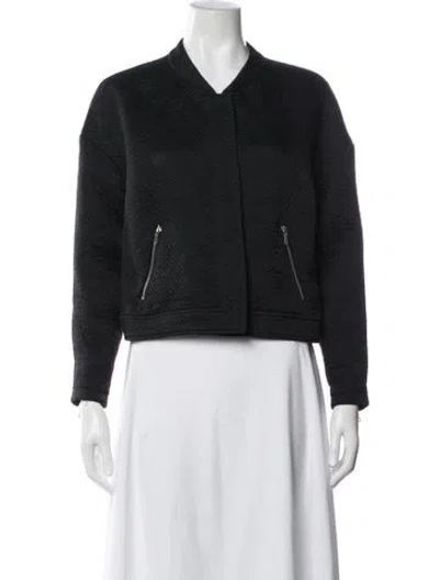 Pre-owned Rebecca Minkoff Bomber Jacket In Black