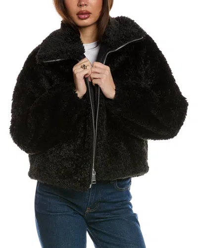 Rebecca Minkoff Bomber Jacket In Black