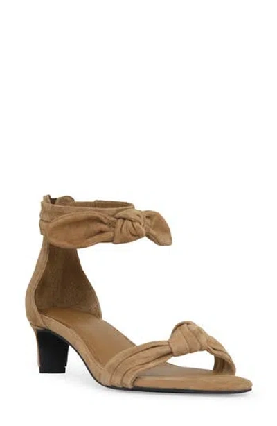 Rebecca Minkoff Bow Ankle Strap Sandal In Brown