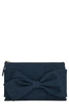 Rebecca Minkoff Bow Denim Clutch