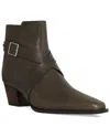 Rebecca Minkoff Bowery Leather Bootie In Brown