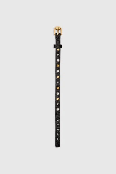 Rebecca Minkoff Bowie Stud Bracelet In Black