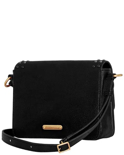Rebecca Minkoff Bowie Studded Leather Crossbody In Black