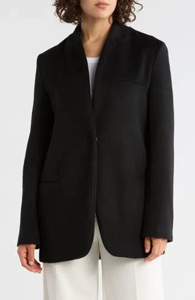 Rebecca Minkoff Boyfriend Wool Blend Jacket In Black