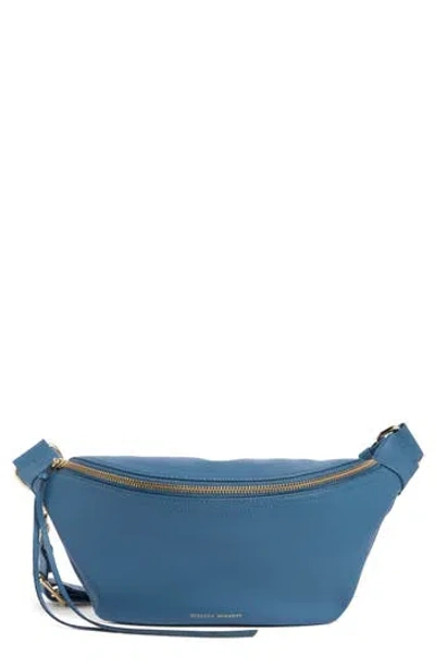 Rebecca Minkoff Bree Leather Belt Bag In Cielo