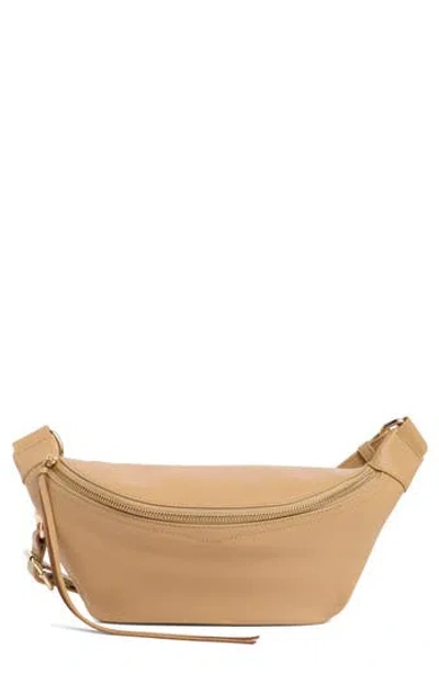 Rebecca Minkoff Bree Leather Belt Bag In Driftwood