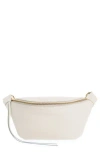 Rebecca Minkoff Bree Leather Belt Bag In Pearl
