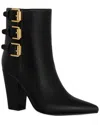 Rebecca Minkoff Bucklebty Leather Bootie In Black
