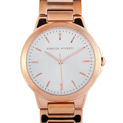 Rebecca Minkoff Cali Rose Gold-tone Watch 2200305 In Multi