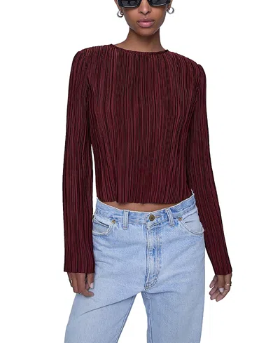 REBECCA MINKOFF CALISTA PLEATED TOP