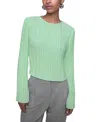 Rebecca Minkoff Calista Pleated Top In Matcha