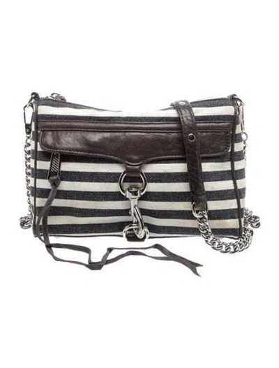 Pre-owned Rebecca Minkoff Canvas Messenger Bag