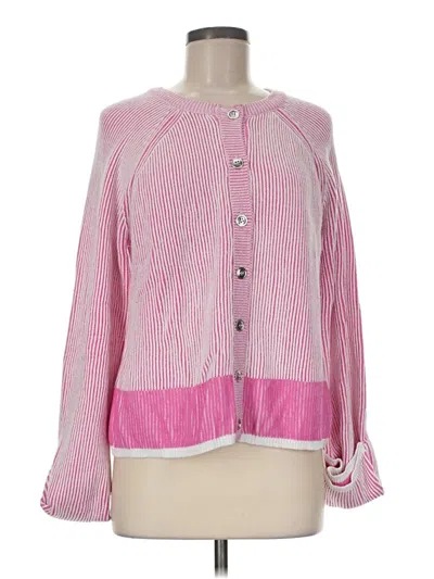 Pre-owned Rebecca Minkoff Cardigan Sweater In Pink