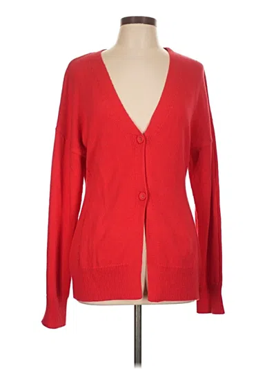 Pre-owned Rebecca Minkoff Cardigan Sweater In Red