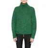 Rebecca Minkoff Caroline Turtleneck Alpaca Blend Sweater In Deep Jade