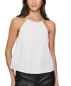 Rebecca Minkoff Cassie Smocked Sleeveless Cotton Top
