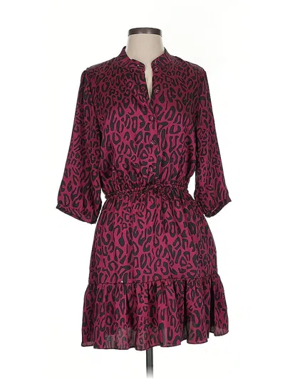Pre-owned Rebecca Minkoff Casual Dress In Burgundy