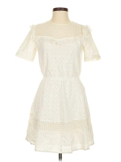 Pre-owned Rebecca Minkoff Casual Dress In White