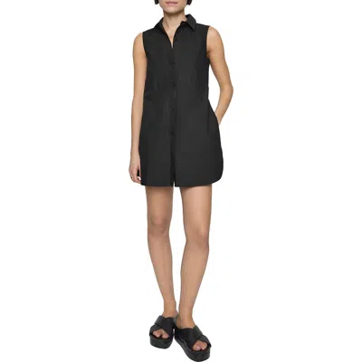 Rebecca Minkoff Cecelia Sleeveless Cotton Romper In Black