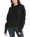 Rebecca Minkoff Cecilia Alpaca & Wool-blend Sweater In Black