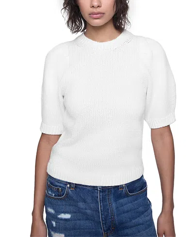REBECCA MINKOFF CELESTE SHORT SLEEVE SWEATER