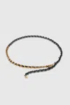 Rebecca Minkoff Chain Belt In Black