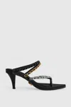 Rebecca Minkoff Chain Sandal In Black