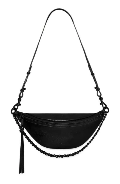 Rebecca Minkoff Chelsea Leather Sling Bag In Black