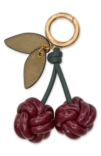 Rebecca Minkoff Cherry Bag Charm In Gold