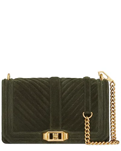 Rebecca Minkoff Chevron Quilted Love Leather Crossbody