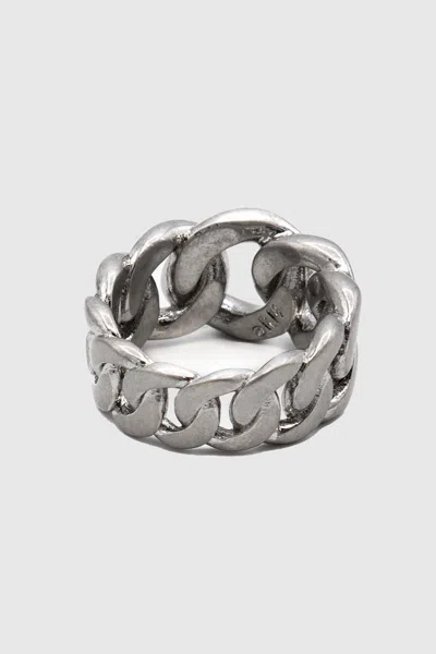 Rebecca Minkoff Chunky Chain Ring In Silver