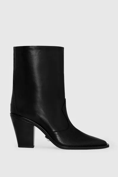 Rebecca Minkoff City Cowboy Boot In Black