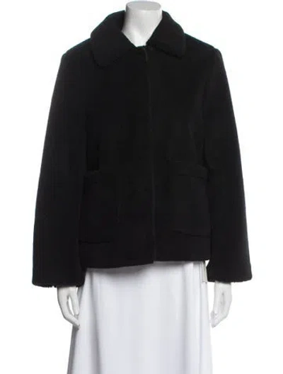Pre-owned Rebecca Minkoff Coat In Black