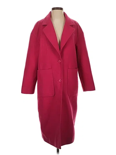 Pre-owned Rebecca Minkoff Coat In Burgundy