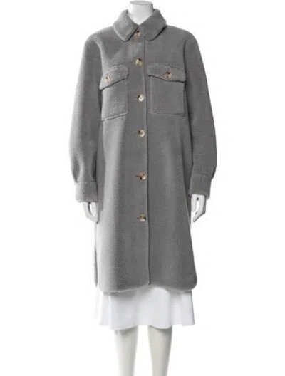 Pre-owned Rebecca Minkoff Coat In Gray