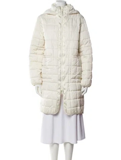 Pre-owned Rebecca Minkoff Coat In White